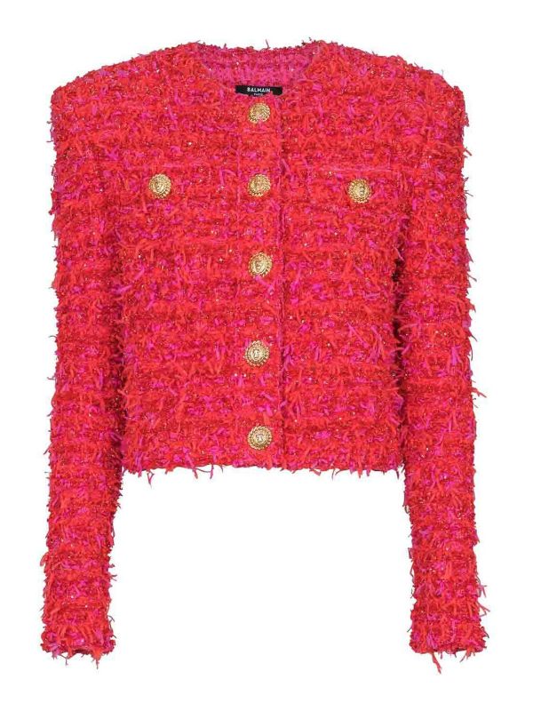 Balmain Veste Casual - Rose