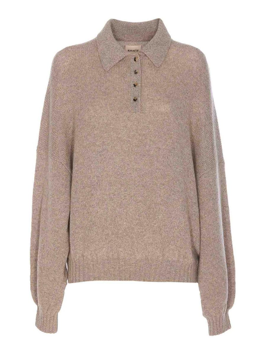 Khaite Pull Col Rond - Beige