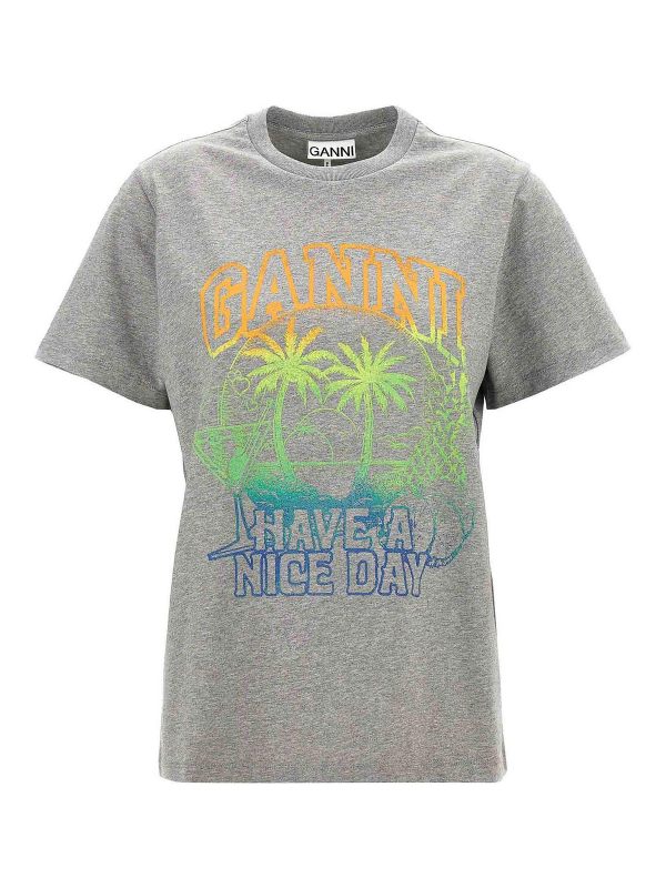 Ganni T-Shirt - Have A Nice Day