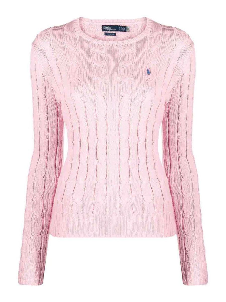 Polo Ralph Lauren Pull Col Bateau - Couleur Chair