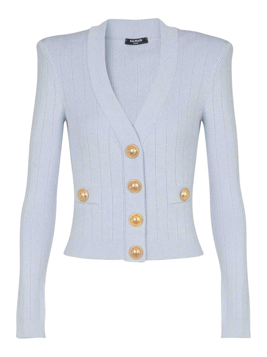 Balmain Cardigan - Beige Clair