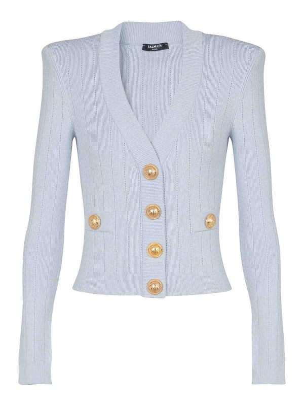 Balmain Cardigan - Beige Clair