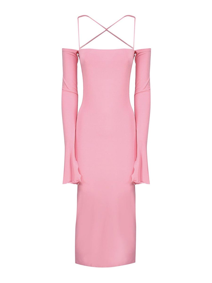 The Andamane Robe Au Genou - Rose