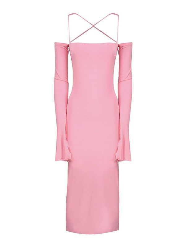The Andamane Robe Au Genou - Rose