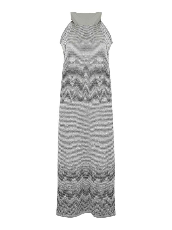 D. Exterior Robe Au Genou - Gris