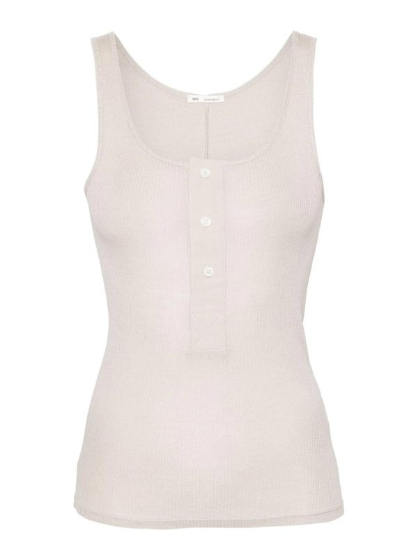 Ami Paris Top - Beige Clair