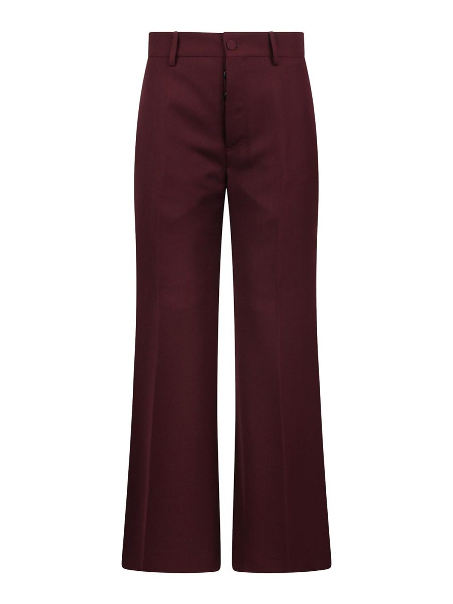 Plan C Pantalons Décontractés - Rouge
