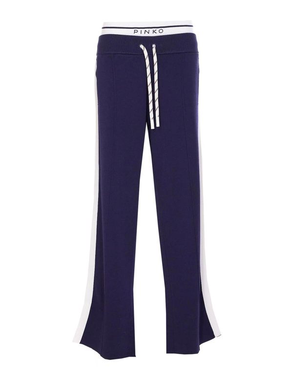Pinko Pantalons Décontractés - Bleu