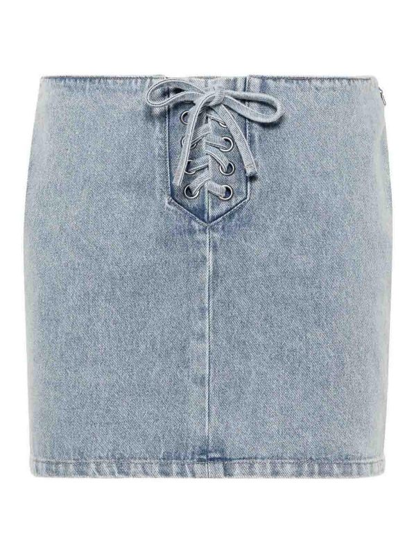 Rotate Birger Christensen Jupe Midi - Bleu Clair
