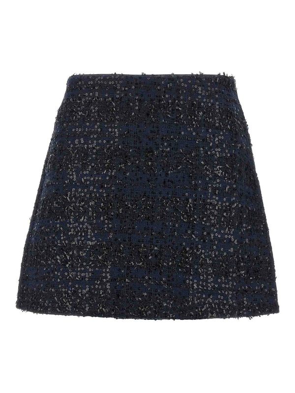Rotate Birger Christensen Mini Jupe - Bleu