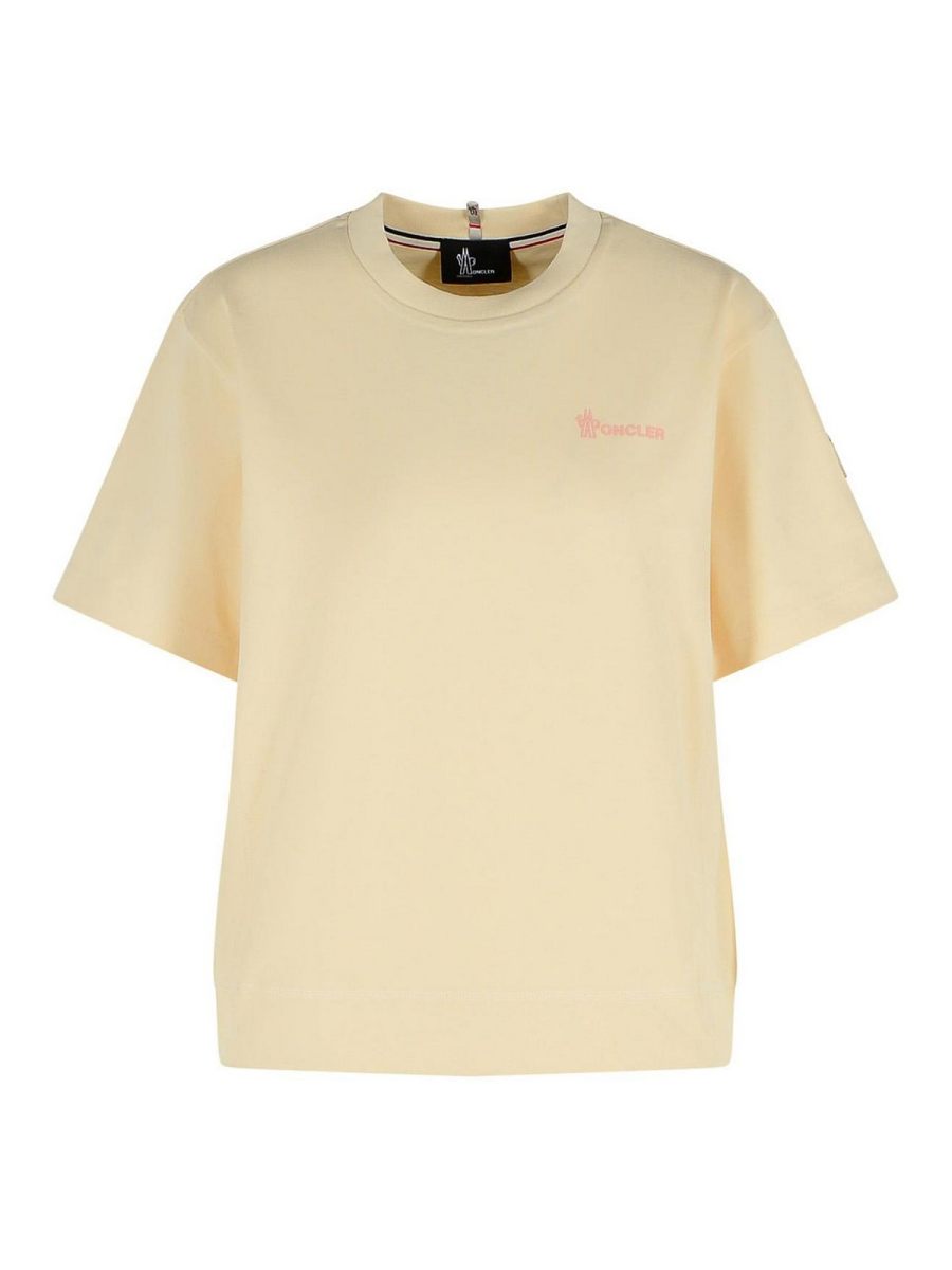 Moncler T-Shirt - Crème