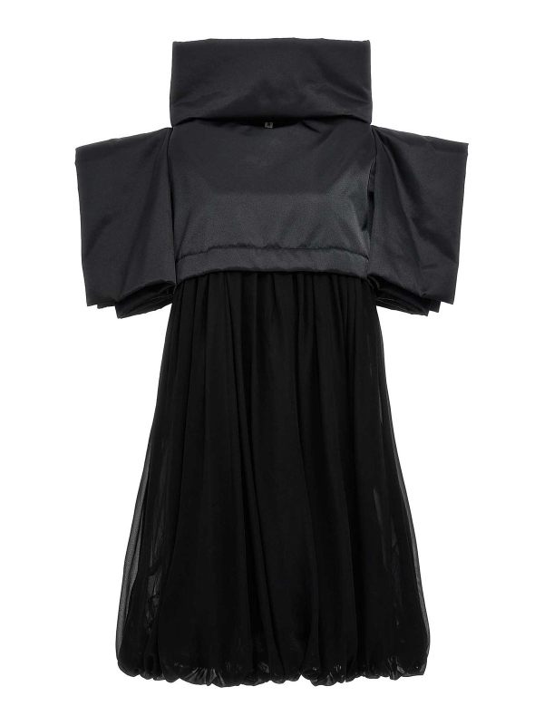 Comme Des Garcons Robe Au Genou - Noir
