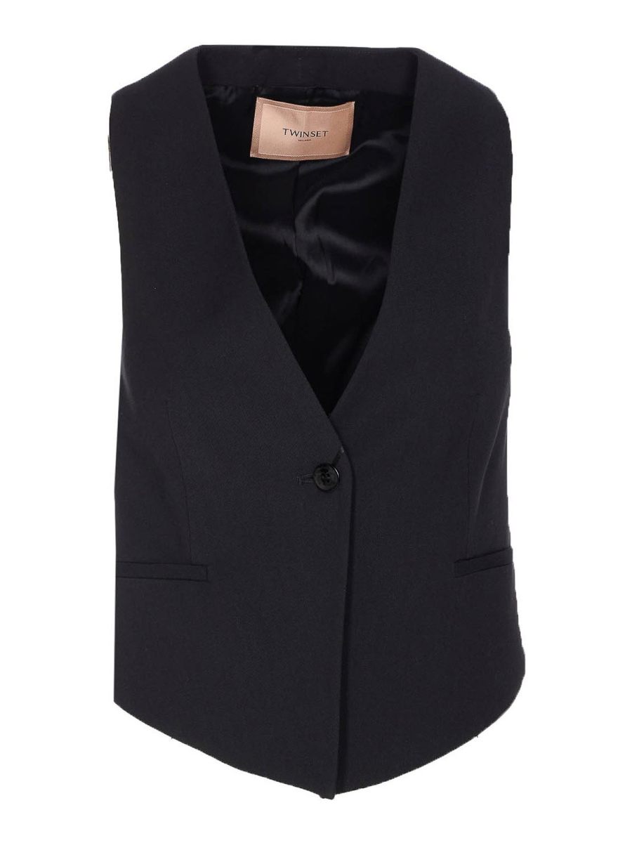 Twinset Gilet - Noir