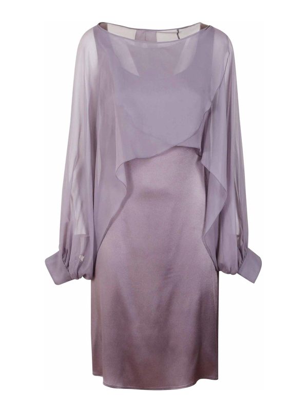Alberta Ferretti Maxi Robe - Violet Clair