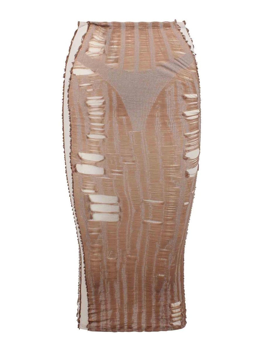 Diesel Jupe Midi - Beige