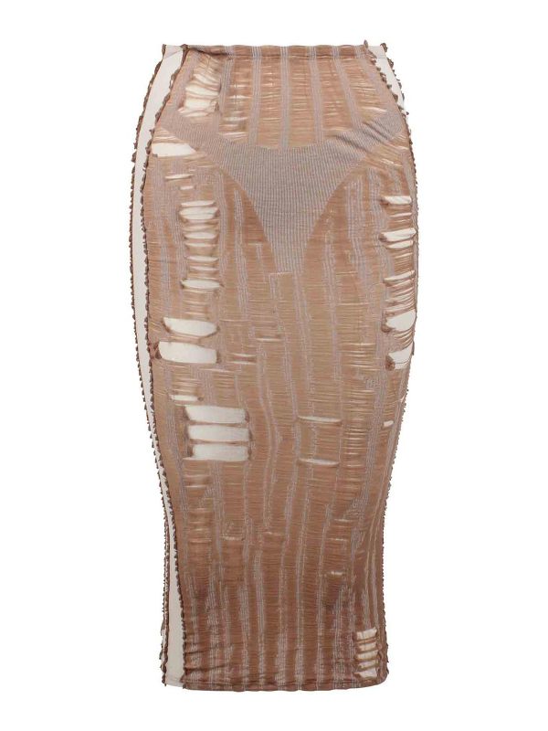 Diesel Jupe Midi - Beige
