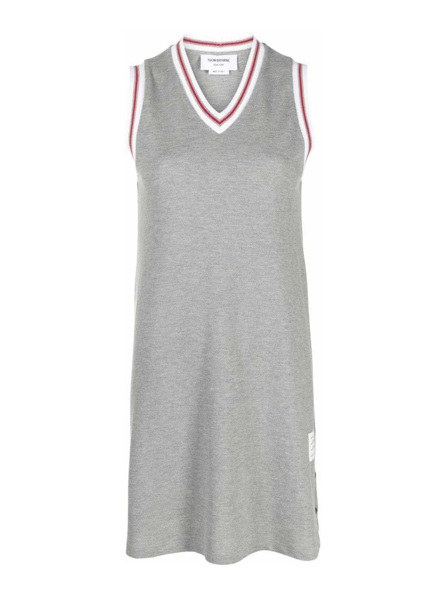 Thom Browne Robe Au Genou - Gris