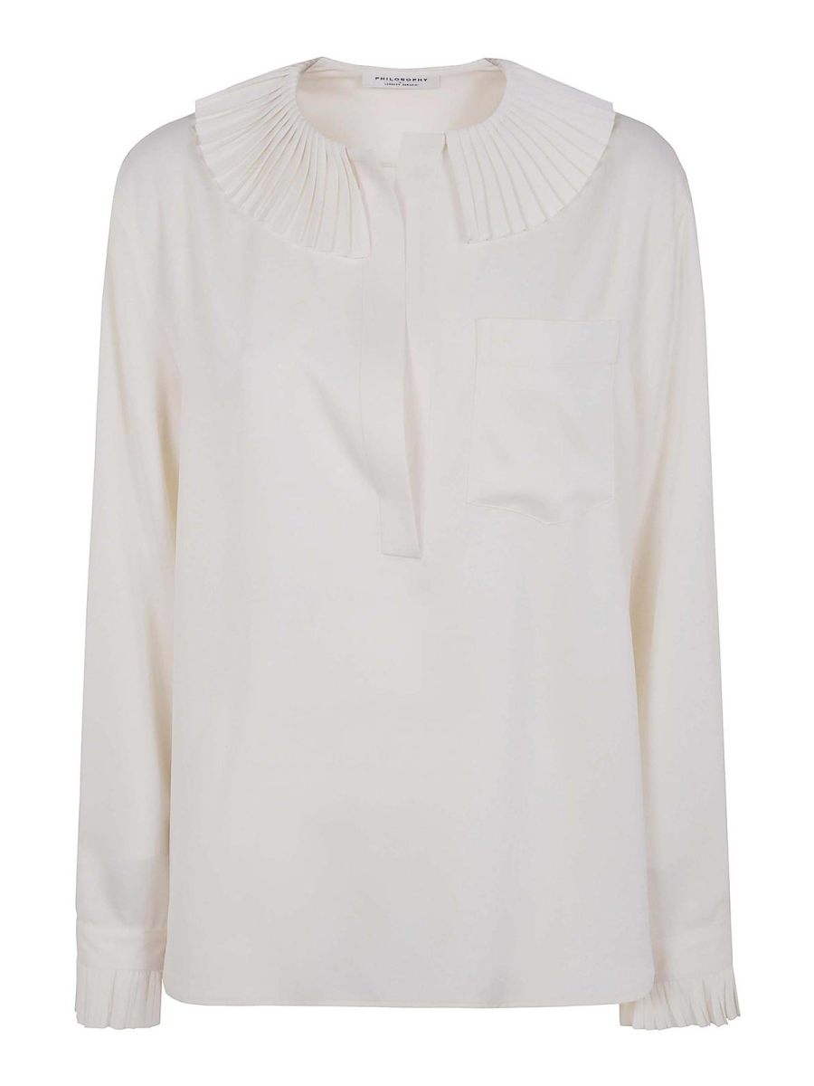 Philosophy di Lorenzo Serafini Chemise - Blanc