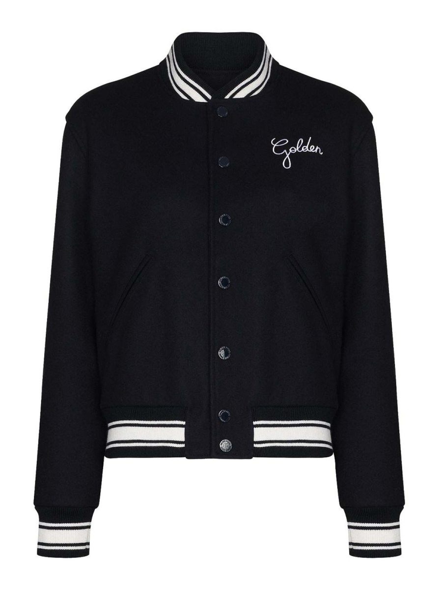Golden Goose Bomber - Bleu