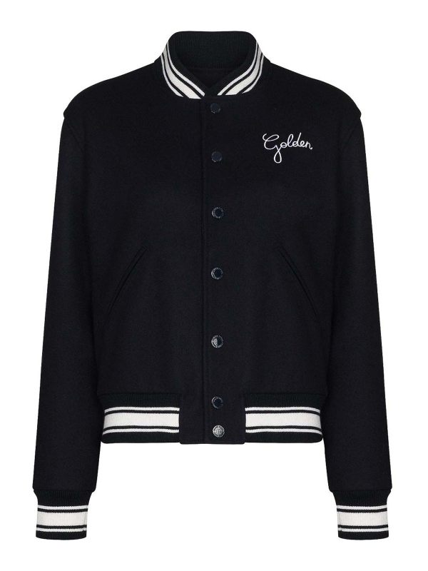 Golden Goose Bomber - Bleu