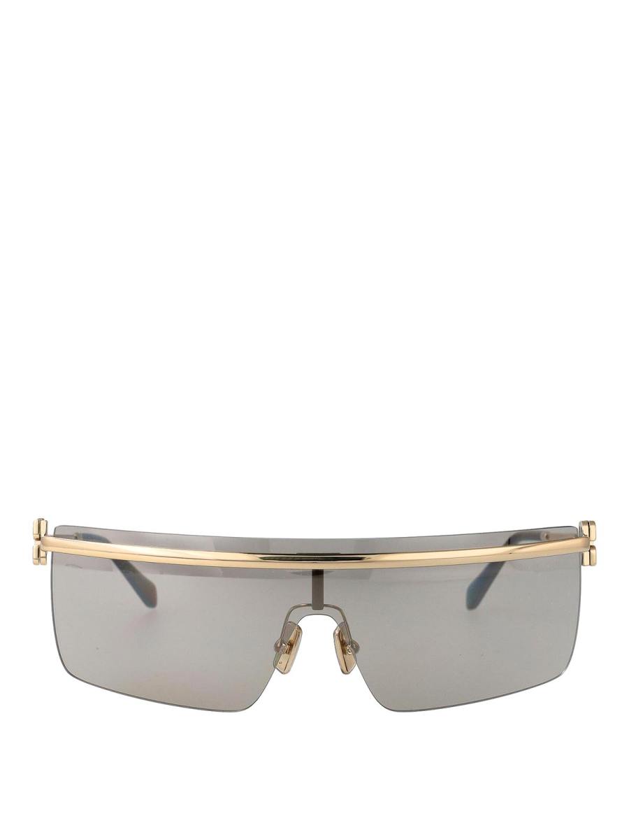 Miu Miu Lunettes De Soleil - Or