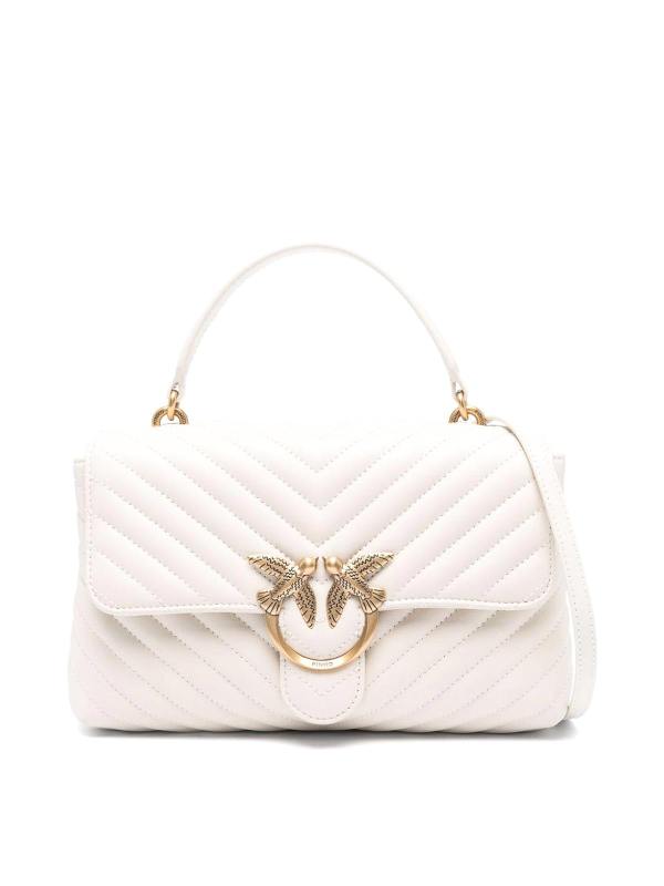 Pinko Love Lady Puff Classic Cl - Blanc