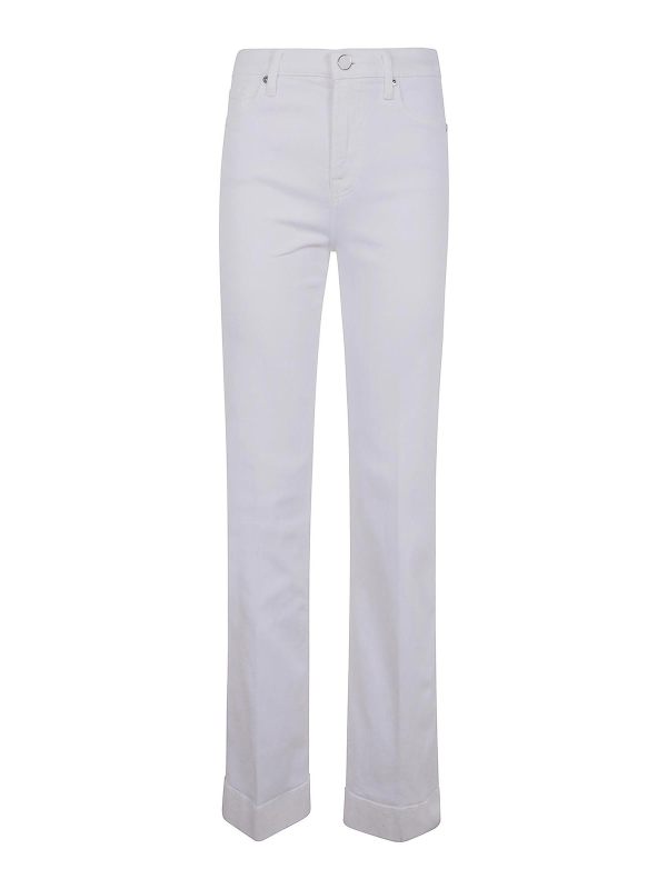 7 For All Mankind Pantalons Décontractés - Blanc
