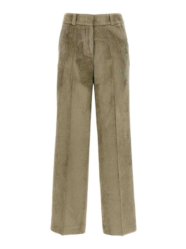 Peserico Pantalons Décontractés - Vert