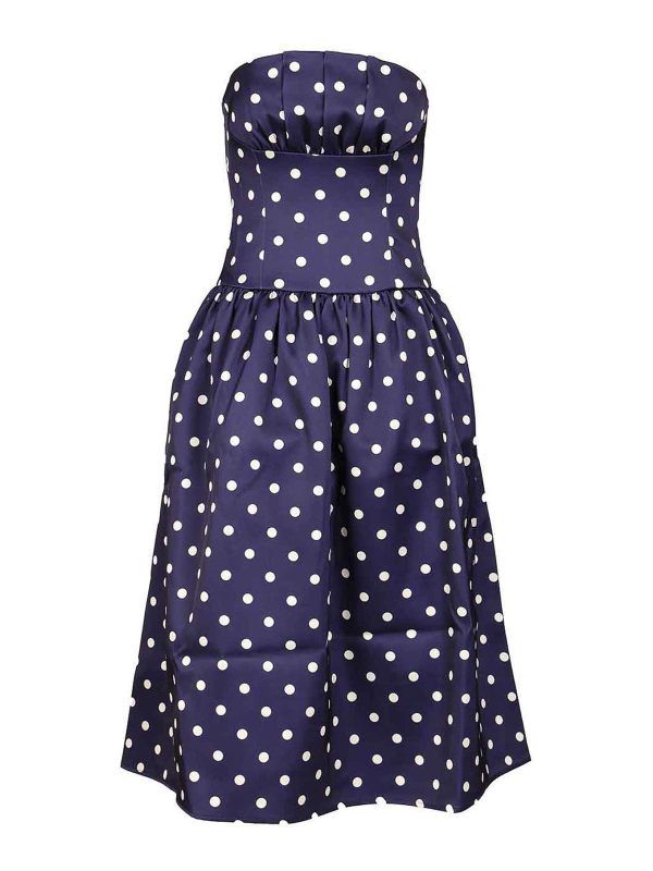 Self Portrait Maxi Robe - Bleu