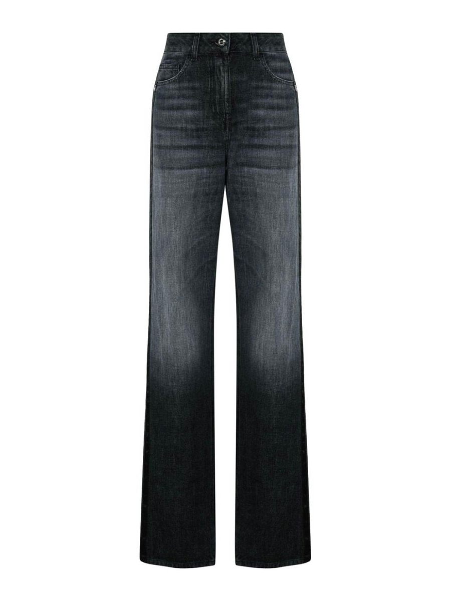 Elisabetta Franchi Jean Droit - Noir
