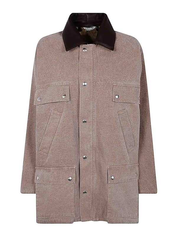Auralee Veste Casual - Marron