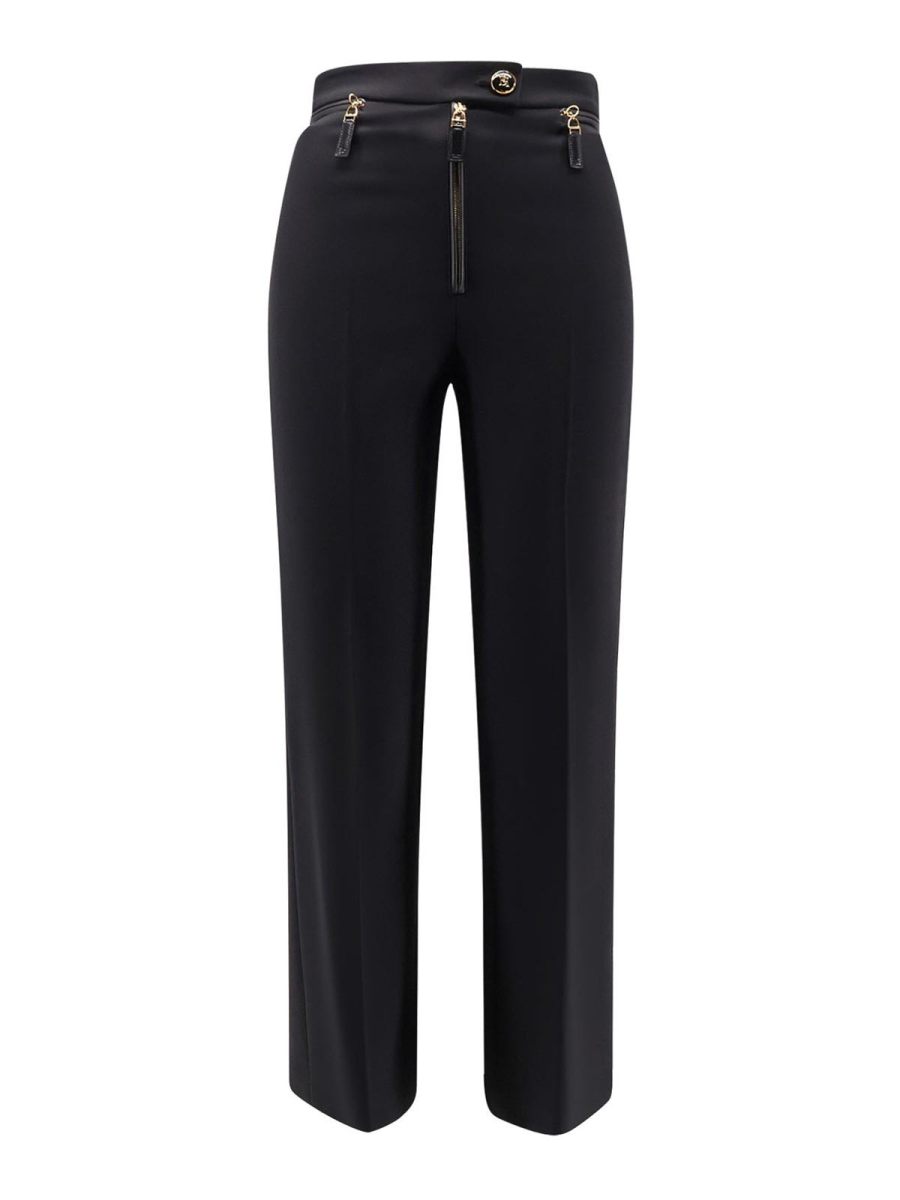 Elisabetta Franchi Pantalons Décontractés - Noir