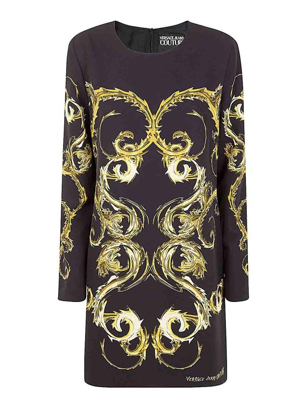 Versace Jeans Couture Robe Courte - Noir