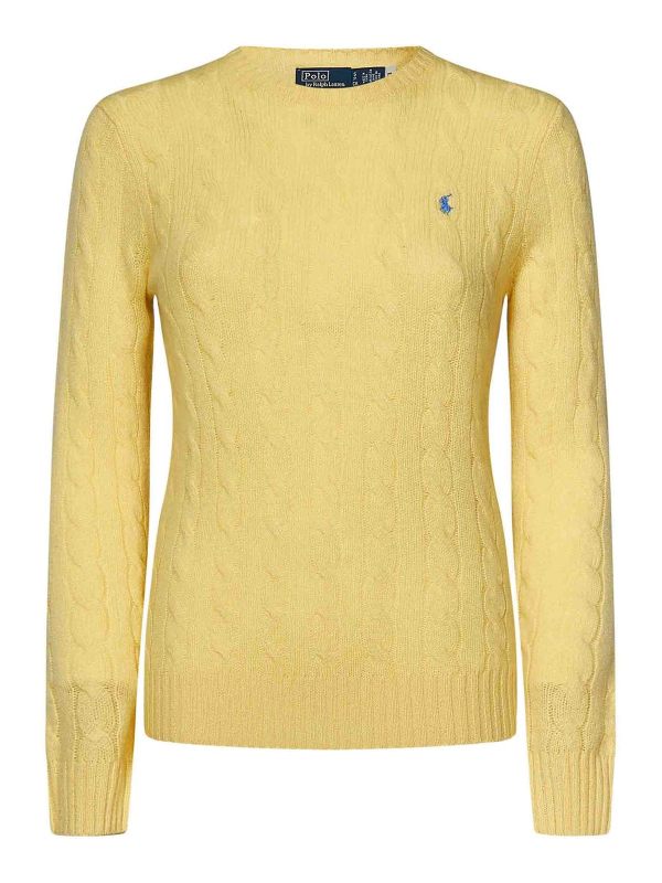 Polo Ralph Lauren Pull Col Rond - Jaune