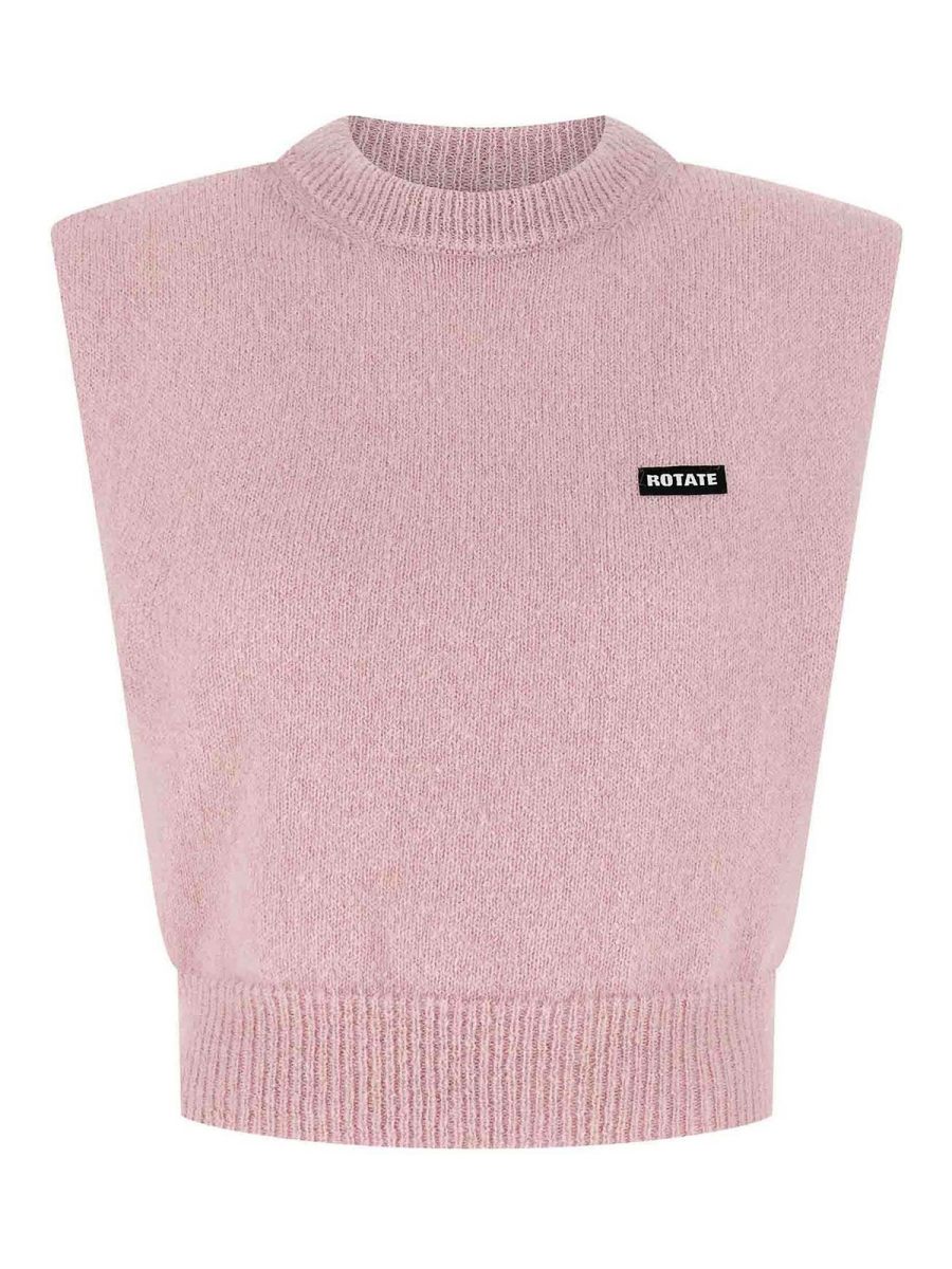 Rotate Birger Christensen Gilet - Couleur Chair
