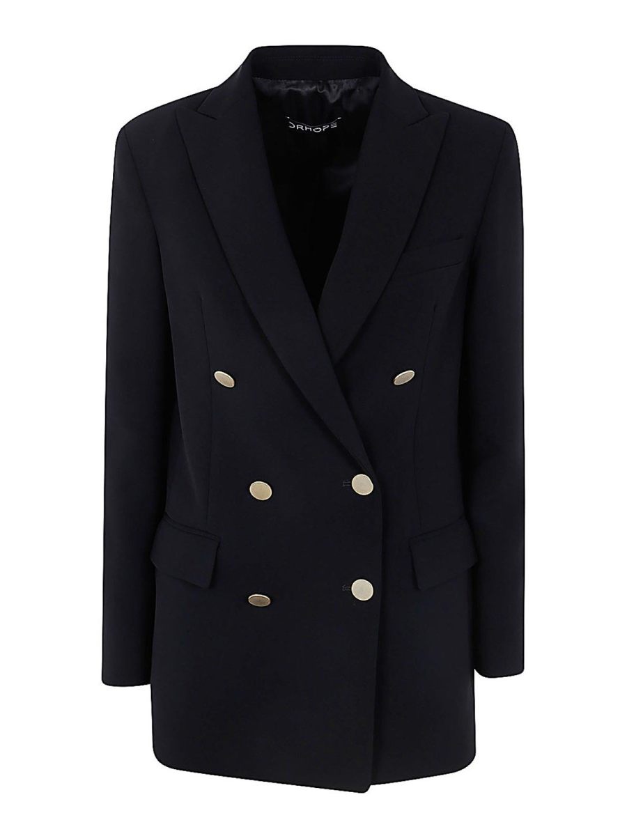 Drhope Manteau Court - Noir