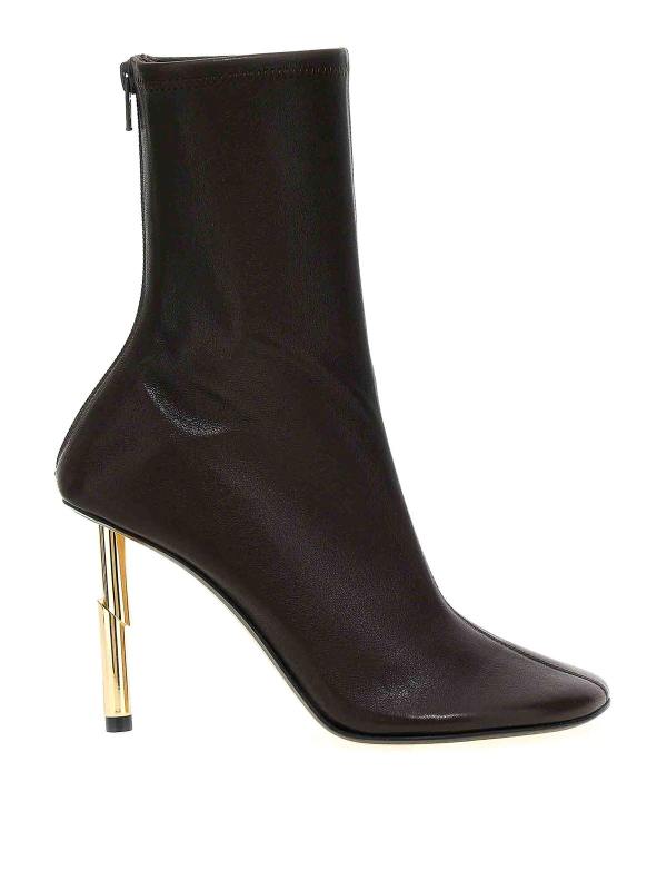 Lanvin Bottines - Marron