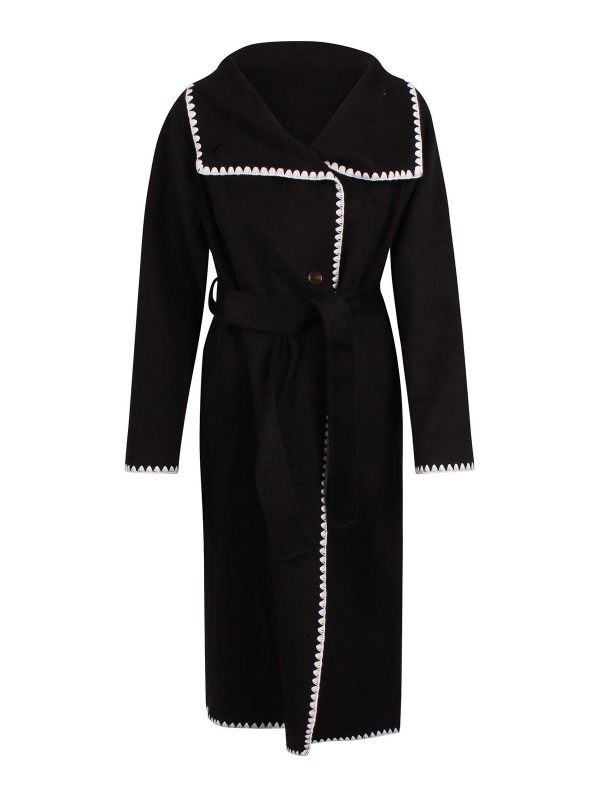 Jovonna London Manteau Long - Noir