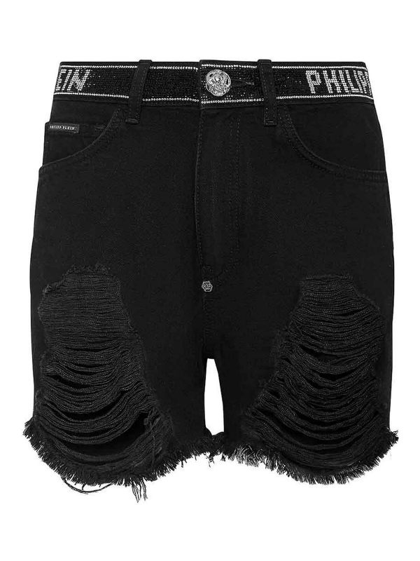 Philipp Plein Jean Bootcut - Foncé Délavé