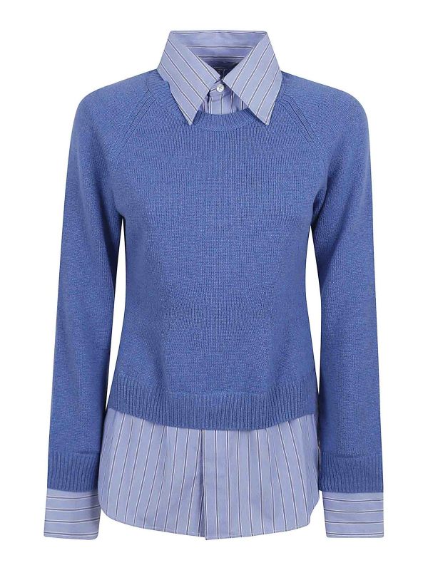 Stella Mccartney Chemise - Bleu Clair