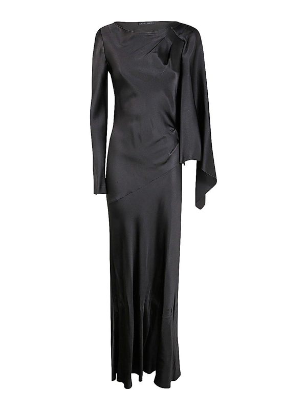 Alberta Ferretti Maxi Robe - Gris