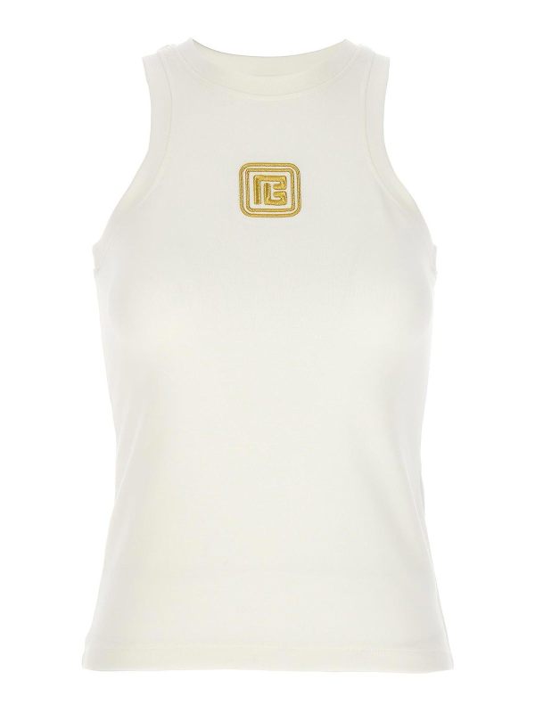 Balmain Top - Blanc
