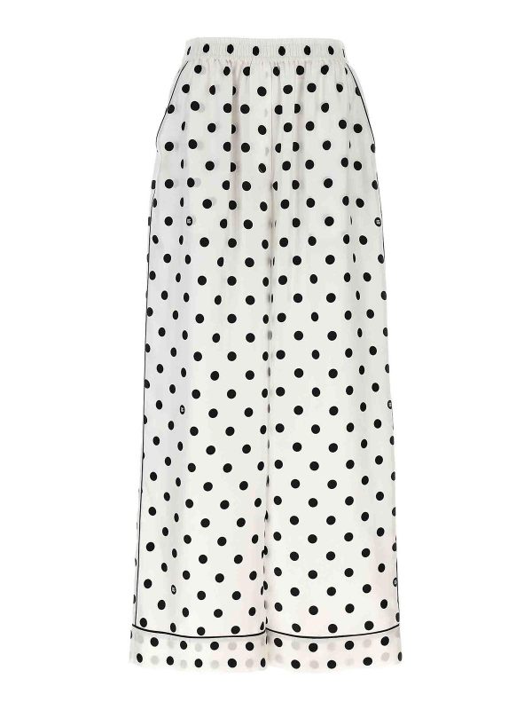 Dolce & Gabbana Pantalons Décontractés - Blanc