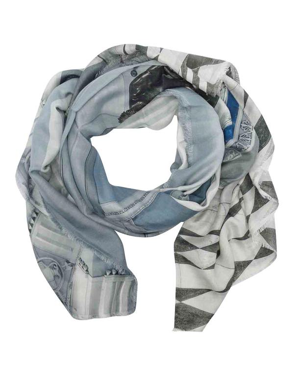 Faliero Sarti Écharpe - Bleu