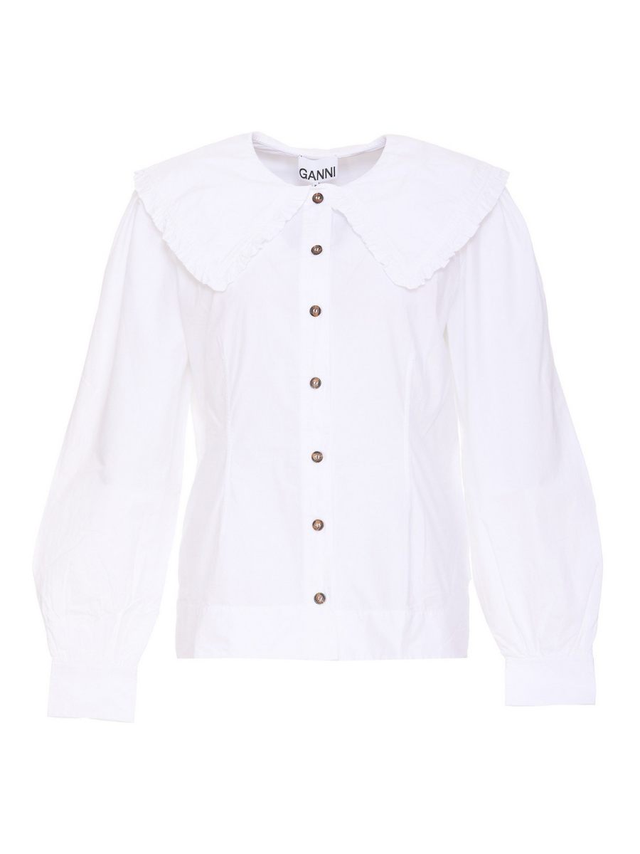 Ganni Chemise - Blanc