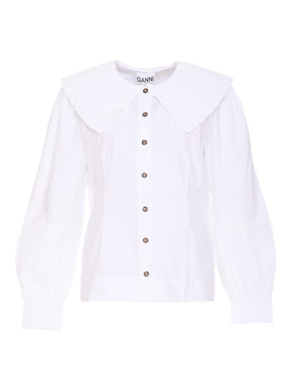 Ganni Chemise - Blanc