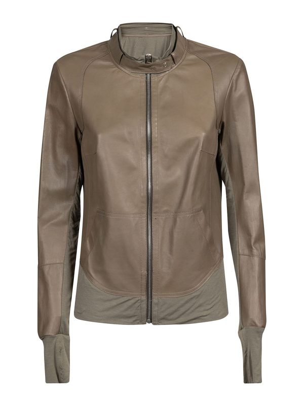 Liven Blouson En Cuir - Vert