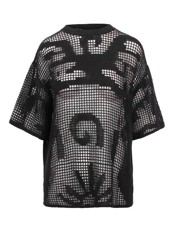 Nanushka Pull Col Bateau - Noir