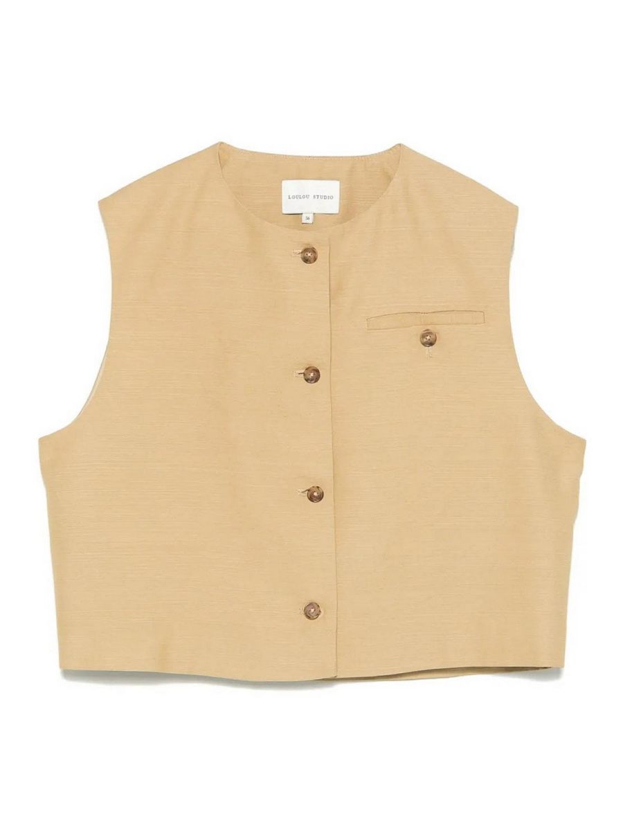 Loulou Studio Pull Col Rond - Or