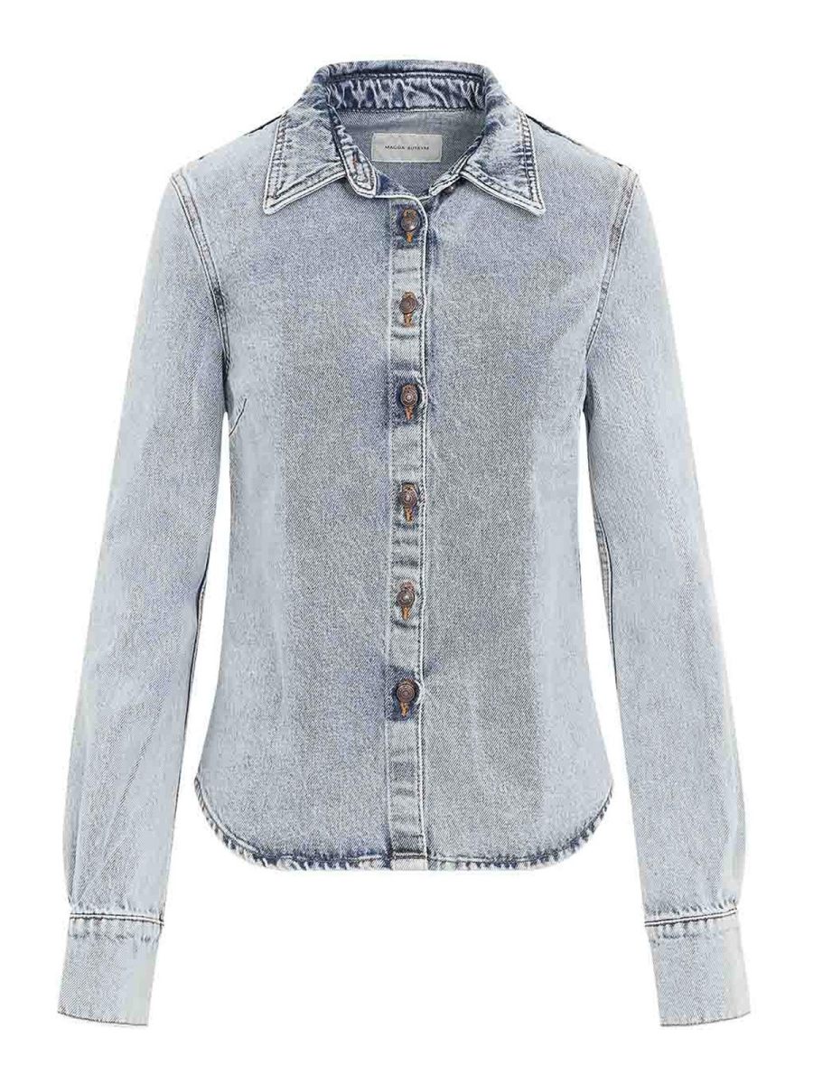 Magda Butrym Chemise - Bleu